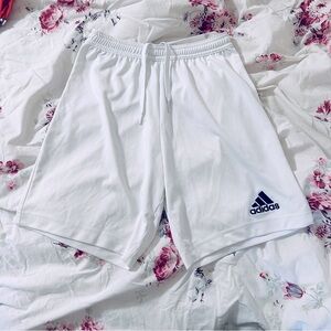 Adidas Aeroready White Soccer Shorts